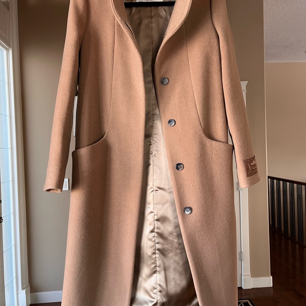 Stylish Camel Trench Coat - Picture 1 of 3